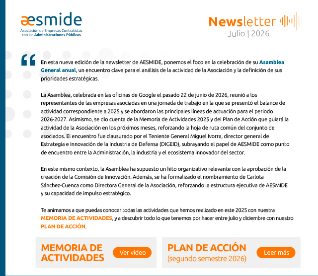 Aesmide: Newsletter Julio 2026